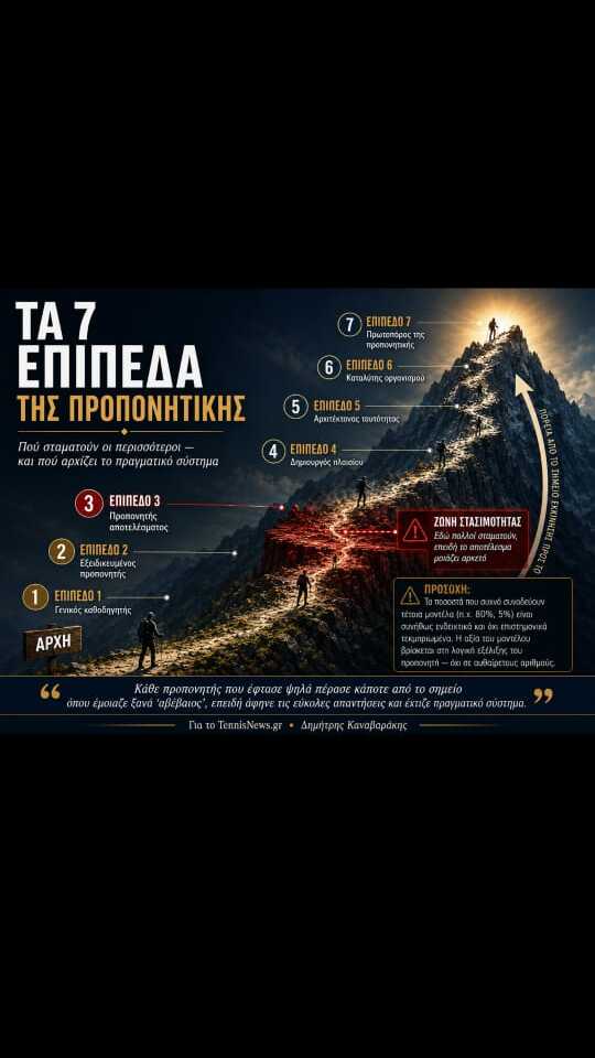 Τα 7 επίπεδα της προπονητικής